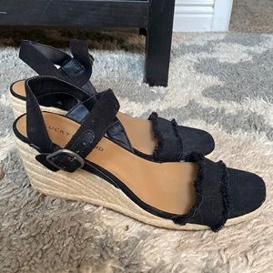 Lucky Brand Black Espadrille Wedge | NWT, Size 9.5